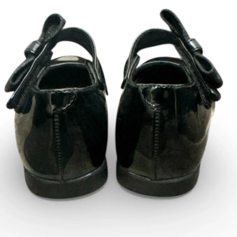 Authentic Rachel Shoes little toddler girl patent bow Mary Jane dress shoes sz 9